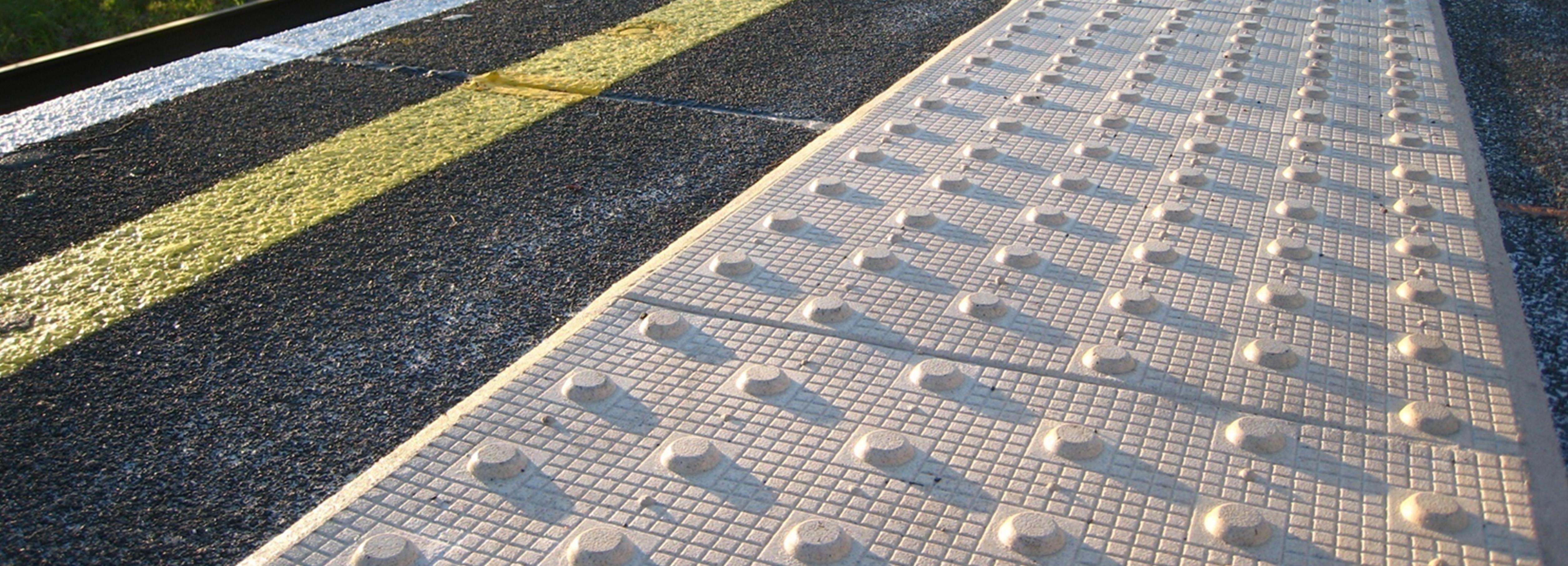 Surface mounted tactile paving